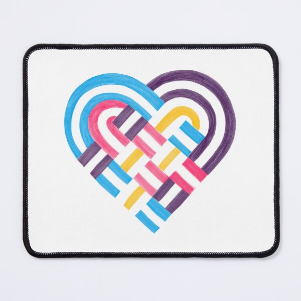 Item preview, Woven Heart Polyamory Pride Flag 2022 designed and sold by JoyfulJen.