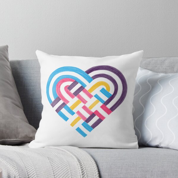 Item preview, Woven Heart Polyamory Pride Flag 2022 designed and sold by JoyfulJen.