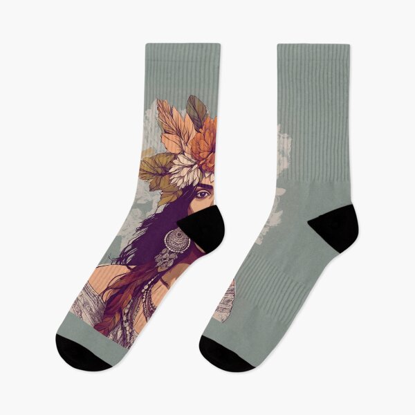 Item preview, Floral Goddess: A Portrait of Natural Beauty designed and sold by Emilyprintart.