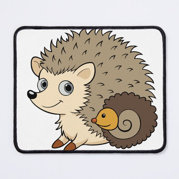 Item preview, Fluffy Hedgehog Perched on a Friend's Back designed and sold by omerfdln34.