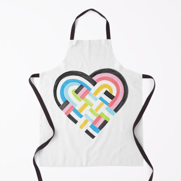 Item preview, Woven Heart Queer Pride Flag Bright Tropical designed and sold by JoyfulJen.