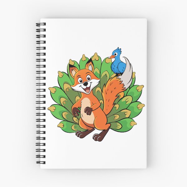 Item preview, Fluffy Fox with a Mischievous Grin Riding on the Back of a Bird designed and sold by omerfdln34.