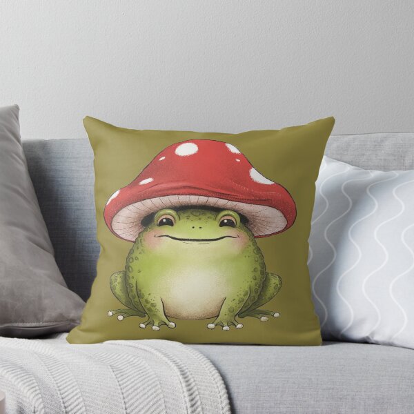 Item preview, Frog With Frog hat and some mushrom in there  designed and sold by PrimeInk.