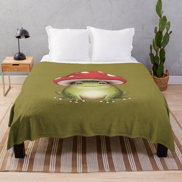 Item preview, Frog With Frog hat and some mushrom in there designed and sold by PrimeInk.