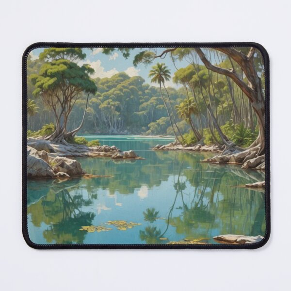 Item preview, Secluded lagoon3 designed and sold by seahorse crossing.