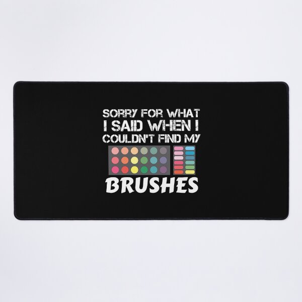 Item preview, Funny Makeup Brushes Quote Sarcastic Humor designed and sold by SharpThreadZ.