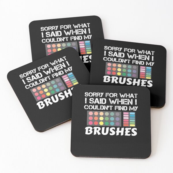 Item preview, Funny Makeup Brushes Quote Sarcastic Humor designed and sold by SharpThreadZ.