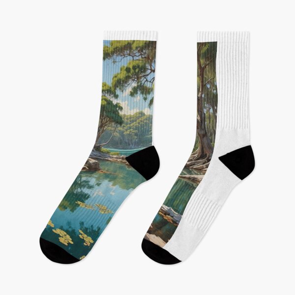 Item preview, Secluded lagoon3 designed and sold by seahorse crossing.