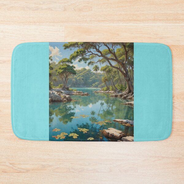 Item preview, Secluded lagoon3 designed and sold by seahorse crossing.