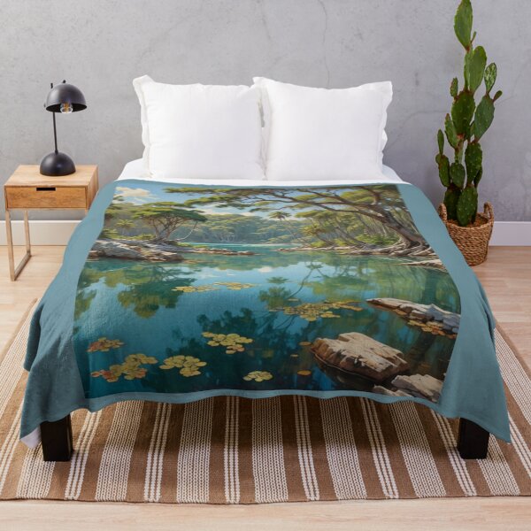 Item preview, Secluded lagoon3 designed and sold by seahorse crossing.