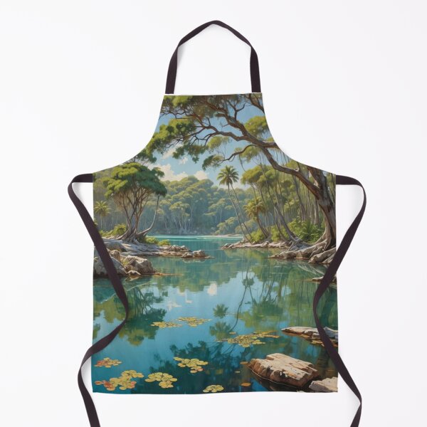 Item preview, Secluded lagoon3 designed and sold by seahorse crossing.
