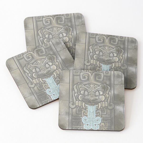 Item preview, Mayan Jaguar Gargoyle designed and sold by miim ilustra.
