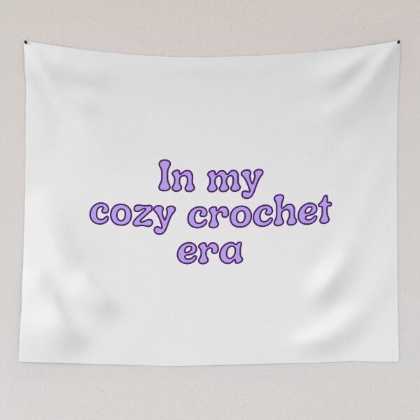 Item preview, In My Cozy Crochet Era designed and sold by Toby’s Treasures.