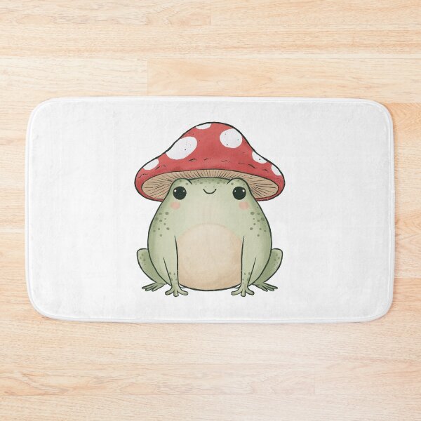 Item preview, simple frog with mushrom hat designed and sold by PrimeInk.