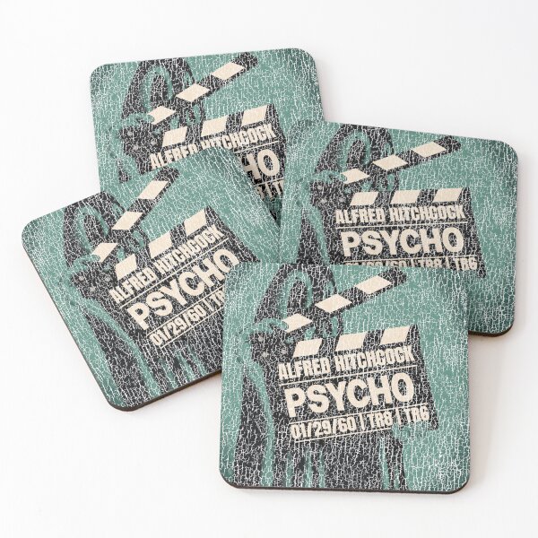 Item preview, Vintage Alfred Hitchcock's "Pyscho" clapperboard. Classic suspense Cinema fans gift. designed and sold by paulo silveira.