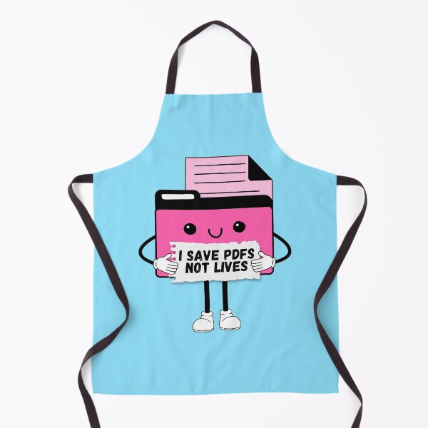 Item preview, I Save PDFs Not Lives Cute Funny Graphic Icon Pink Happy Work Humor Sarcastic designed and sold by mariahmoniquedesign.
