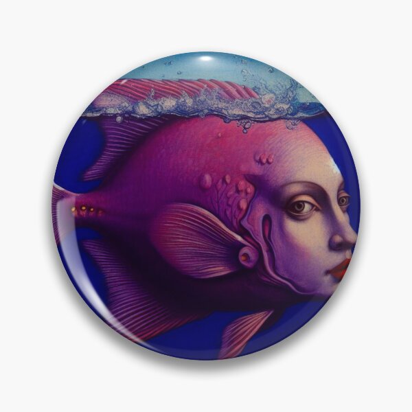 Item preview, Fish Face 1 designed and sold by Sarah Curtiss.