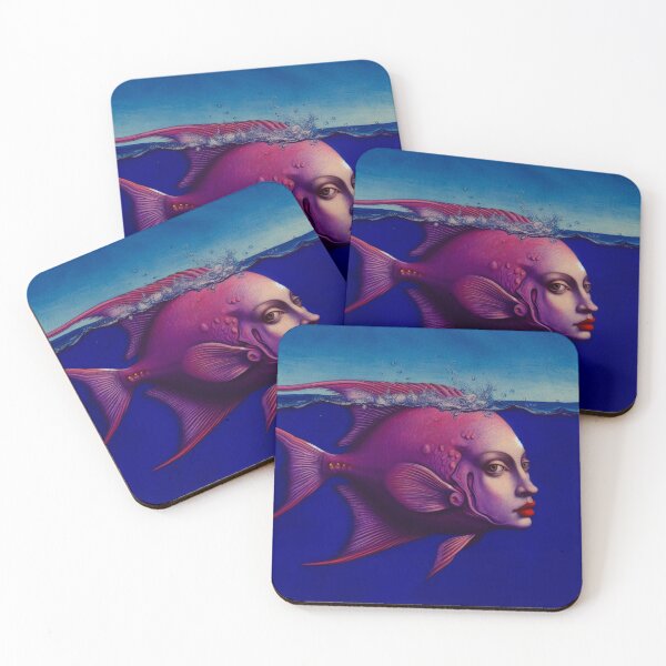 Item preview, Fish Face 1 designed and sold by Sarah Curtiss.