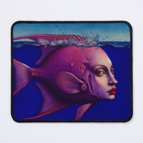 Item preview, Fish Face 1 designed and sold by Sarah Curtiss.