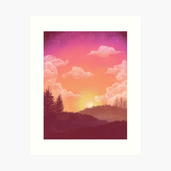 Item preview, Sunset Painting designed and sold by howdykt.