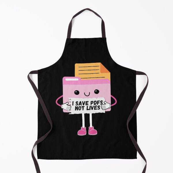Item preview, Save PDFs Not Lives Cute Funny Graphic Icon Black Happy Work Humor Sarcastic designed and sold by mariahmoniquedesign.
