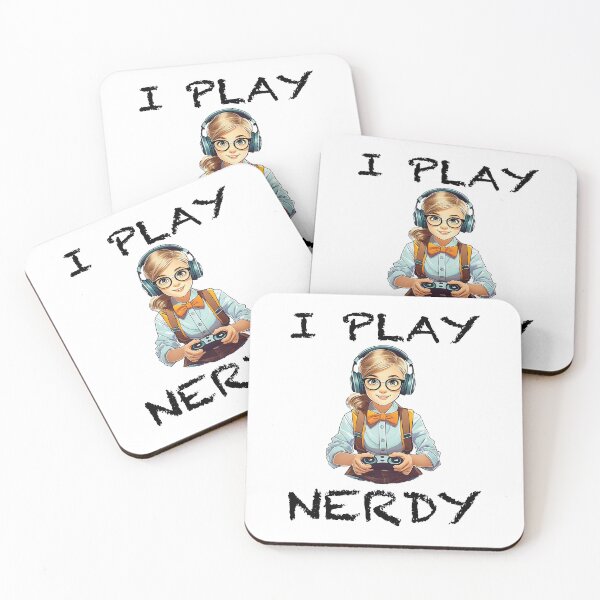 Item preview, I play nerdy gamer girl designed and sold by tlp21.
