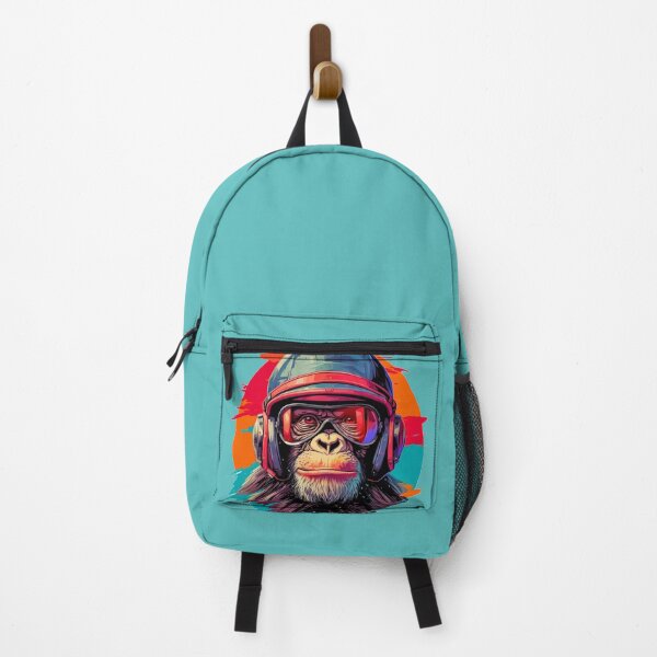 Item preview, Cool Antropomorphic Monkey Pilot with Retrofuturistic Helmet designed and sold by Nabucodonoshop.