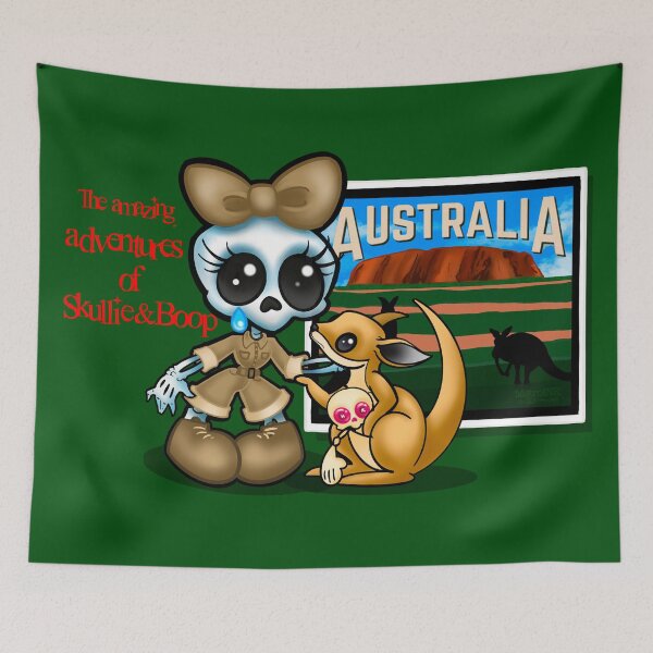 Item preview, Skullie and Boop: Australia designed and sold by MetroInk.