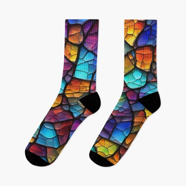 Item preview, Abstract Colorful Stained Glass Pattern designed and sold by calibrit.