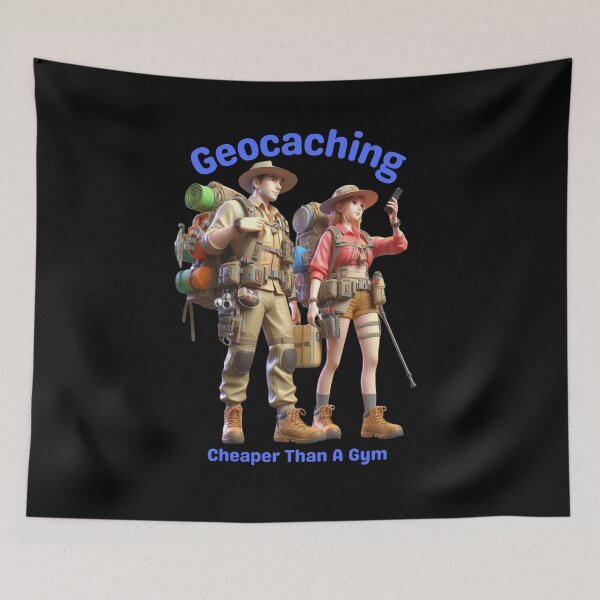Item preview, Geocaching Cheaper Than A Gym designed and sold by jglobal360.