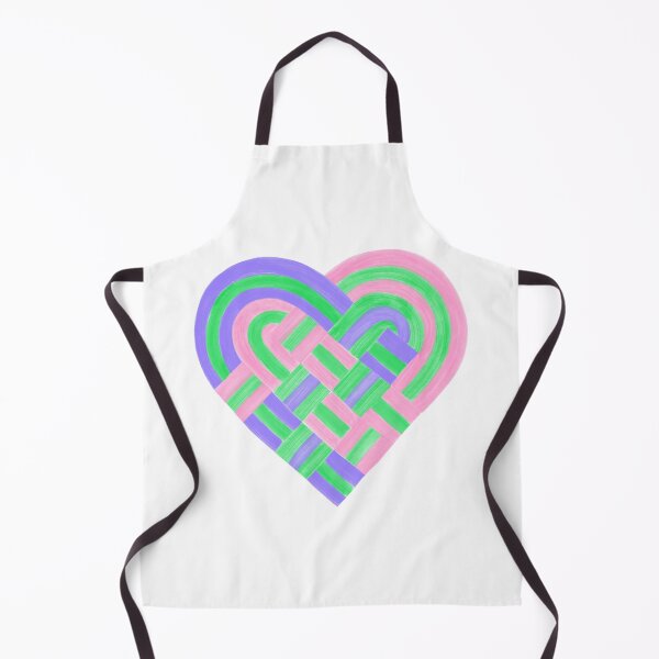 Item preview, Woven Heart Trigender Pride Flag Pink Purple Green designed and sold by JoyfulJen.