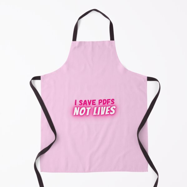 Item preview, I Save PDFs Not Lives Pink Office Work Humor Quote Funny Corporate Gift designed and sold by mariahmoniquedesign.