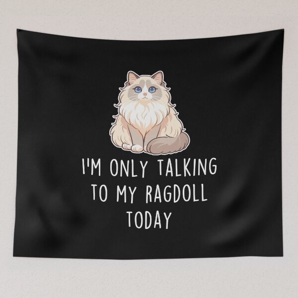 Item preview, Ragdoll Cat Talking To designed and sold by Clara Hollins.
