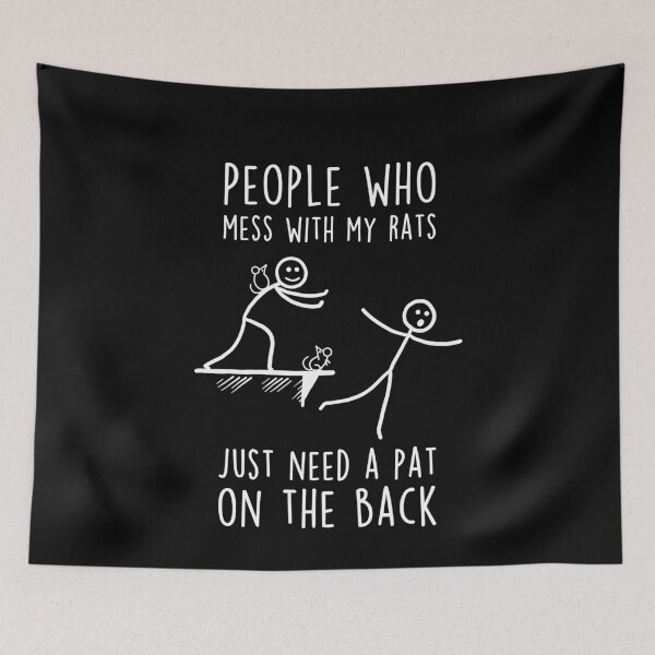 Item preview, Mess With My Rats designed and sold by Clara Hollins.