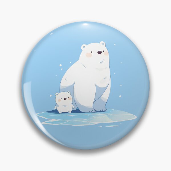 Item preview, Lovely Mom and Baby Polar Bear designed and sold by Windy-market.