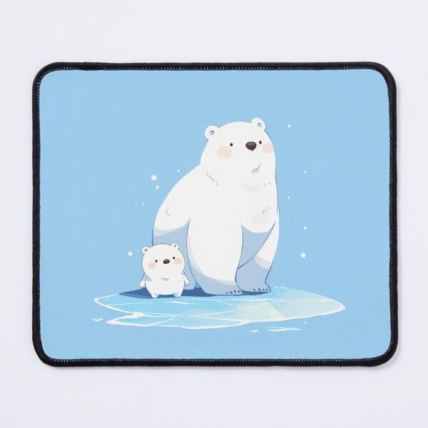 Item preview, Lovely Mom and Baby Polar Bear designed and sold by Windy-market.