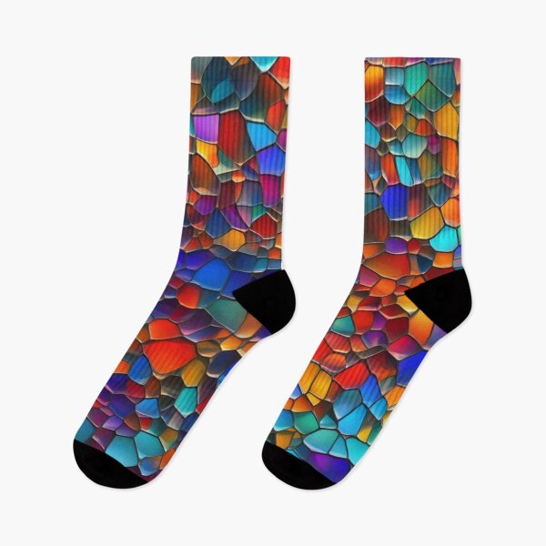 Item preview, Abstract Colorful Stained Glass Pattern designed and sold by calibrit.