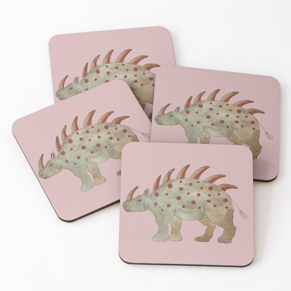 Item preview, Polka-dotted Hippo Dinosaur  designed and sold by KakiDimock.