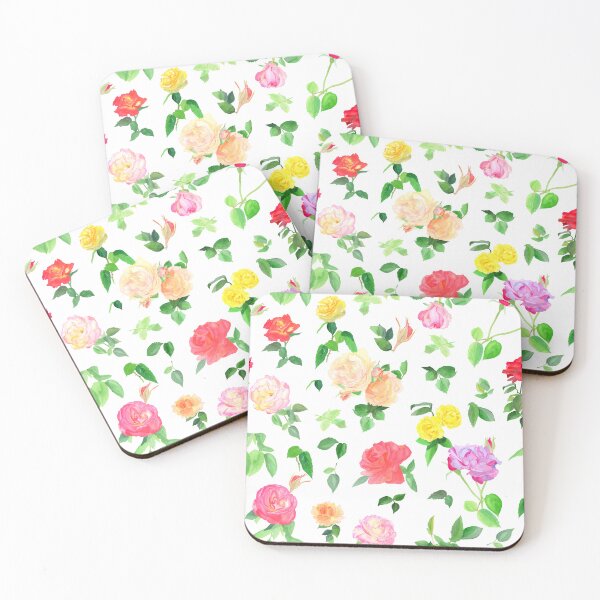 Item preview, Watercolor Roses white designed and sold by SMHPaperDesigns.