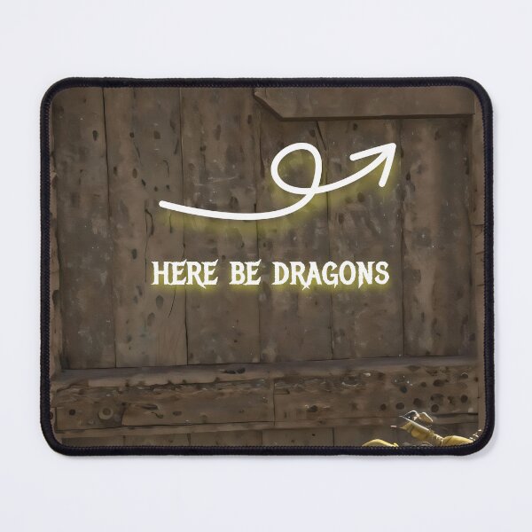 Item preview, Here be dragons designed and sold by WildLadyWood.