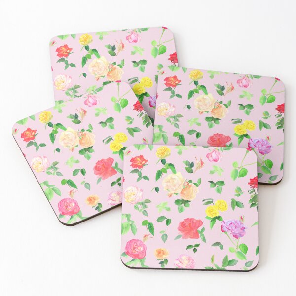 Item preview, Watercolor Roses blush designed and sold by SMHPaperDesigns.