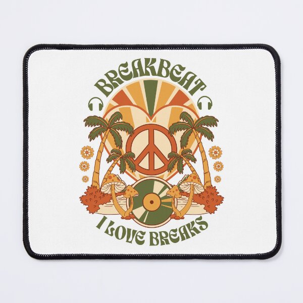 Item preview, BREAKBEAT - I Love Peace Heart (Army green/tan) designed and sold by Discothreadz.