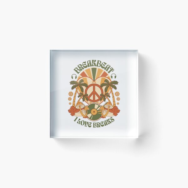 Item preview, BREAKBEAT  - I Love Peace Heart (Army green/tan)  designed and sold by Discothreadz.
