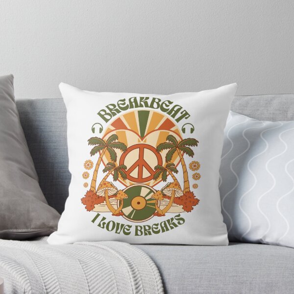 Item preview, BREAKBEAT  - I Love Peace Heart (Army green/tan)  designed and sold by Discothreadz.
