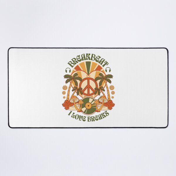 Item preview, BREAKBEAT - I Love Peace Heart (Army green/tan) designed and sold by Discothreadz.