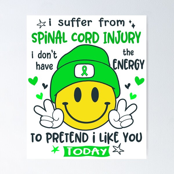 Item preview, I suffer from Spinal Cord Injury i do not have the ENERGY to pretend i like you TODAY designed and sold by KatMercerr.