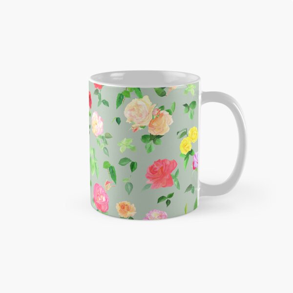 Item preview, Watercolor Roses sage designed and sold by SMHPaperDesigns.