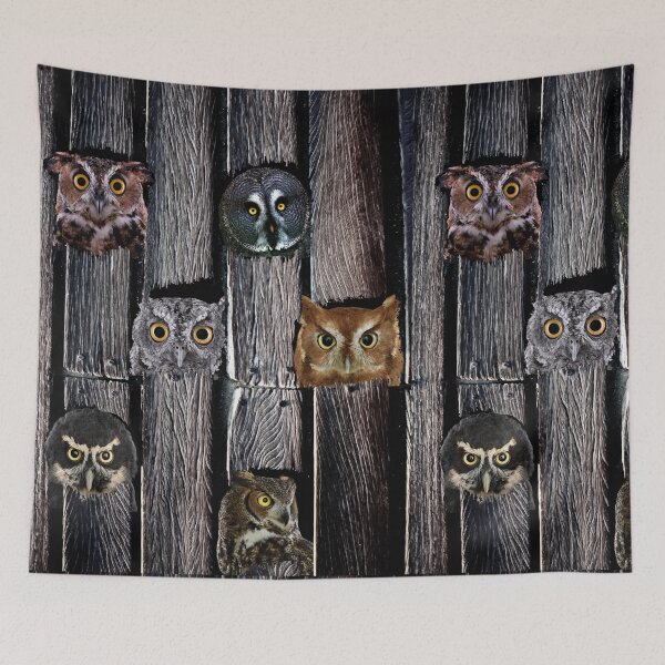 Item preview, OWLS IN HOLES designed and sold by johnnyssandart.