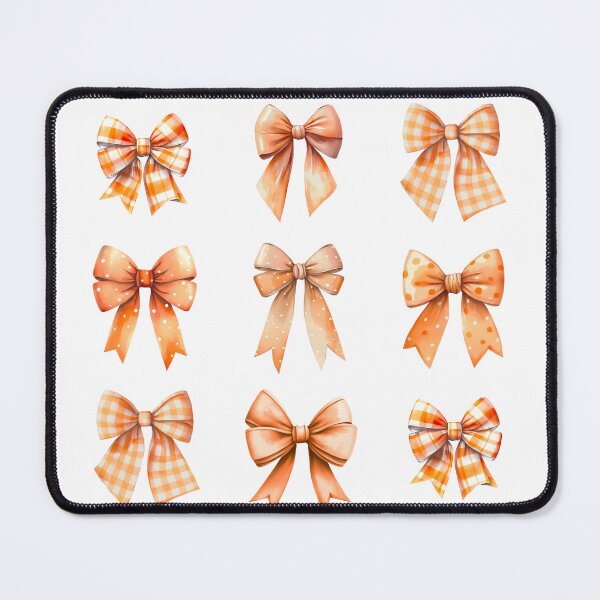 Item preview, Fall Orange Coquette Bows designed and sold by Heather Wheeler.