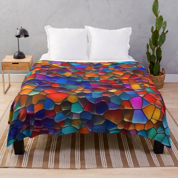 Item preview, Abstract Colorful Stained Glass Pattern designed and sold by calibrit.